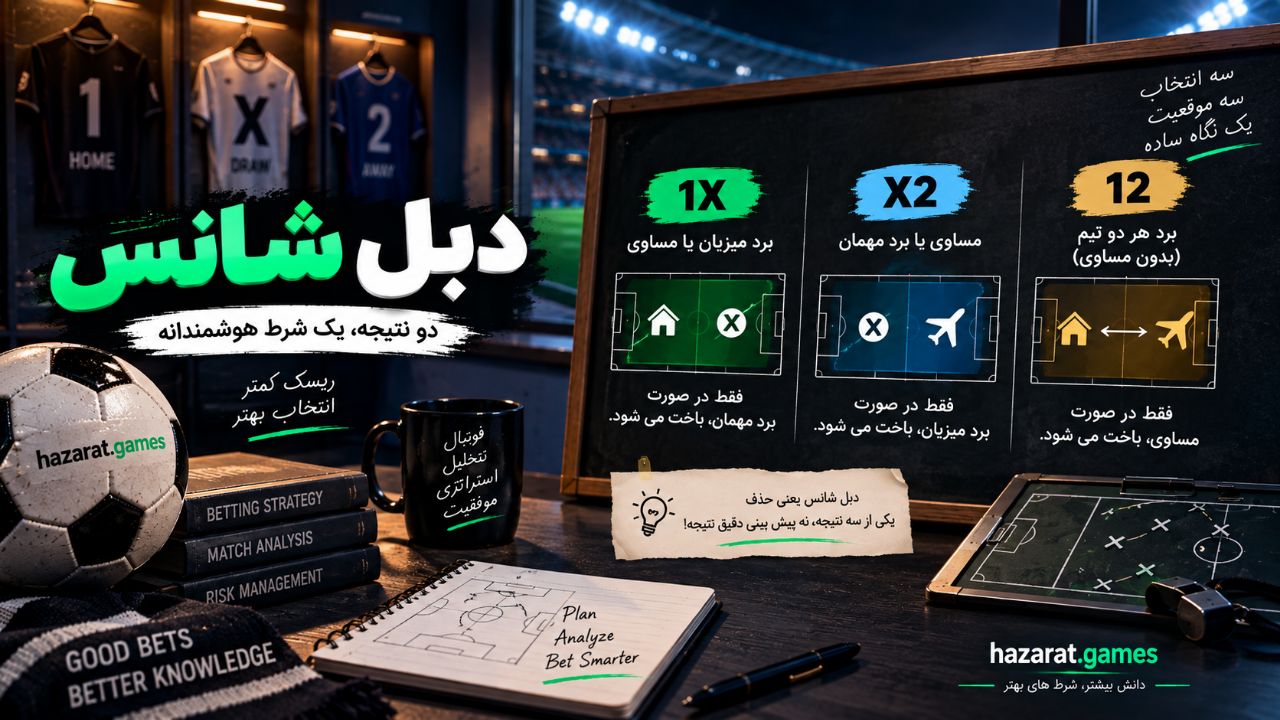 شرط بندی double chance
