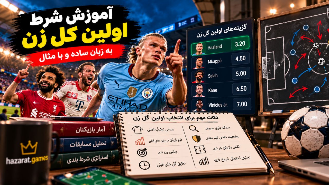 وقت اضافه در First Goalscorer حساب می شود؟