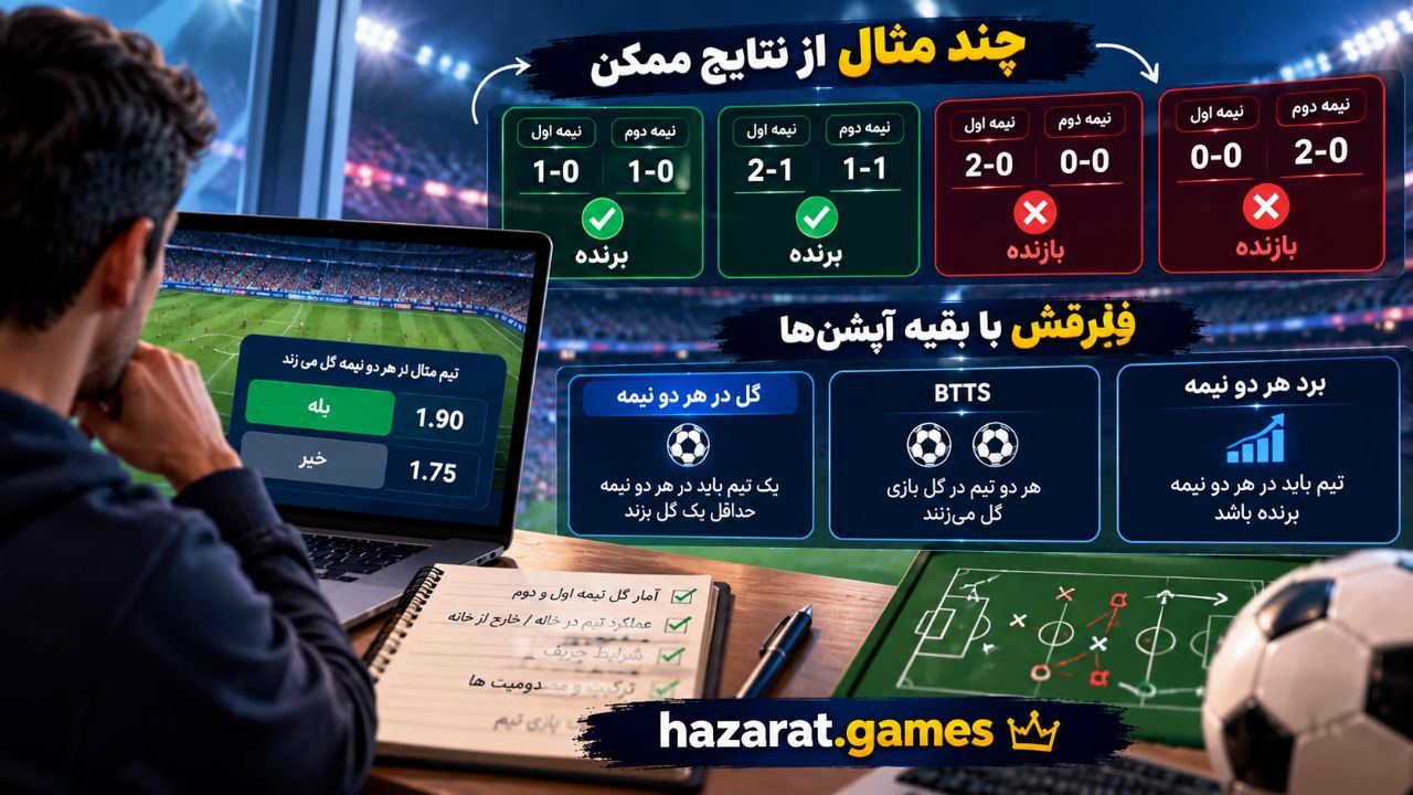 گل در هر دو نیمه